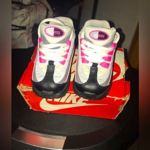 These are little air maxes for girls Practically brand new in a box size 5